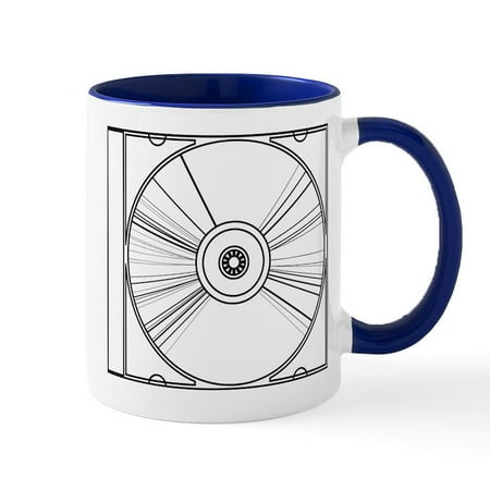 

CafePress - Compact Disc Mug - 11 oz Ceramic Mug - Novelty Coffee Tea Cup