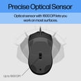 thumbnail image 3 of Mouse HP Wired 100 Precise Optical Sensor 1600 DPI USB, 3 of 8