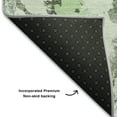 thumbnail image 3 of Addison Rugs Mayfield Washable Transitional Floral Aloe Rectangle Rug, 10' x 14', 3 of 6