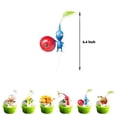 thumbnail image 3 of Juego de vajilla decorativa para fiesta de cumpleaños de Pikmin, pancarta para tarta, bandera desechable para colgar, globos de Pikmin, decoración de cumpleaños, 3 of 5