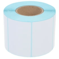 FRCOLOR 2 Rolls Thermal Label Sticker Clear Printing Labels 6.00X4.00X0.10CM White