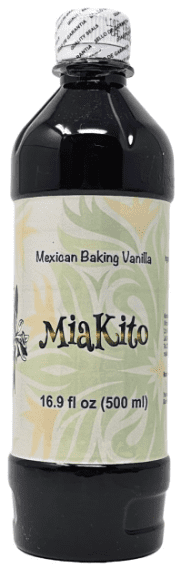 Miakito Pure Amber Mexican Baking Vanilla Extract, 500ml (16.9 ounces)