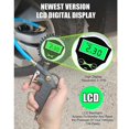 thumbnail image 2 of Medidor de presión de neumáticos digital con pantalla LCD retroiluminada, medidor de presión de neumáticos digital de 180 PSI, pistola infladora de neumáticos para motocicleta y coche, 2 of 5