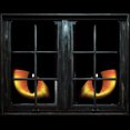 thumbnail image 5 of Halloween Window Stickers Horror Eye Curtains Polyester Decor for Bedroom Living Room 2 Pieces - Animal Eyes Design Multi Use（E), 5 of 6