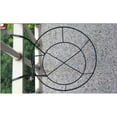 thumbnail image 2 of OULII Railing Flower Basket Metal Black For Garden Owners 1Set, 2 of 8