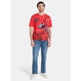 thumbnail image 2 of Spider-Man Men's Oversized Graphic Print Tee with Short Sleeves, Sizes S-3XL, 2 of 5