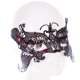 thumbnail image 4 of Vestido De Lujo Negro Impresionante Veneciano Máscara Para Los Ojos Mascarada Del Cordón Del Partido Sunnimix La máscara del partido de Halloween, 4 of 6