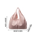 thumbnail image 3 of Large Capacity Nylon Gym Bag and Travel Duffel with Multi Pockets, Water Resistant Shoulder Bag for Work Commute, Sports and Weekend Trips, 3 of 6