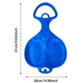 thumbnail image 3 of Decoration Random Colors Winter Skiing Springtime Turfski Skiing Sledge With Handle Adults And Children Butt Slider Sledge Slider Bob Racer For Tobogganing & Sledging, 3 of 9