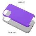 thumbnail image 6 of Xpm Case for Apple iPhone 13 Pro Max (6.7") Slim Hybrid Impact Anti-Slip Textured Armor Shockproof Dual Layer Soft TPU & Hard PC Rugged Bumper Cover - Purple, 6 of 7