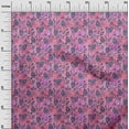 thumbnail image 2 of oneOone Cotton Poplin Pink Fabric Batik Dress Material Fabric Print Fabric By The Yard 42 Inch Wide - B0, 2 of 4