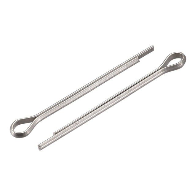 Dividido Chaveta Pasadores Unique Bargains 2mmx30mm Acero Inoxidable Tono Plateado 120uds