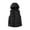 Y2 Black, variant on Unisex Baby Vest Stand Up Collar Zip Up Sleeveless Jacket For Winter Fall for 4-5 Years