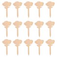 thumbnail image 1 of 50pcs Wooden Plant Labels Flower-Type Plant Labels Garden Markers Flowers Tool, 1 of 7