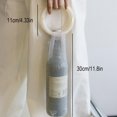 thumbnail image 3 of Sparkling Diamond Rhinestone Wine Bag Resin Handle Expandable Mesh for Champagne Bottle Gift, 3 of 8