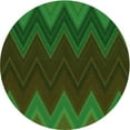 thumbnail image 1 of Ahgly Tapis Rond Lavable en Machine Intérieur Transitionnel Vert Forêt Foncé, 7 Pieds Rond, 1 of 7