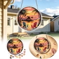 thumbnail image 2 of RICHMJ Acrylic Puzzles Suncatcher Window Hanging, 83 Pieces 7.4 Inch Sun Catcher Tropical Beach Sunset Acrylic Puzzles, Garden Decoration for Women Men Birthday Gift Home Decor (C), 2 of 6