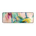 thumbnail image 2 of Hand Painted Palm Tree Hallway Runner Rug 2'X6' Non-Slip Washable Carpet Runner Kitchen Entryway Laundry Bedroom, 2 of 7