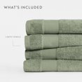 thumbnail image 4 of Noble Linens 4 pack Essential Cotton Bath Towels, 4 of 14