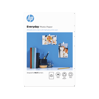 HP Everyday Photo Paper, Glossy, 5x7 in, 60 sheets (CH097A)