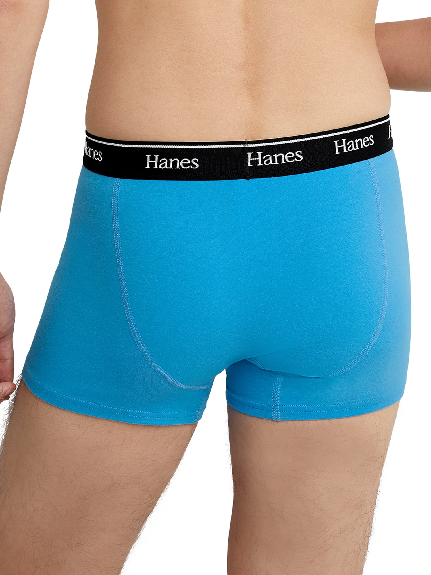 Hanes Originals Men’s Underwear Trunks, Moisture-Wicking Stretch Cotton, 3-Pack