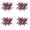4pcs artificial dragons blood plant, variant on 2026 New Large Realistic Artificial Boston Fern & Dragon's Tree Plants, UV Resistant Outdoor Set of 2 for Garden Patio Balcony Decor