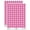 Hot Pink, variant on Weight Loss Tracker Scale 200+ Round Stickers - Black - Gloss Finish - 0.50" Size