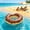 C, variant on Snmubt Thick Inflatable Donut Swim Float C, Bites Style Water Tube for Pool, Outdoor Water Floating Ring for Teens Adults Summer Fun