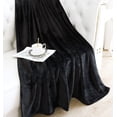 thumbnail image 2 of Manta TASTHROW, forro polar de franela, 50 x 70 cm, color negro, 2 of 8
