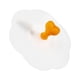 thumbnail image 1 of Matsuzay Cubierta de la taza del silicón de la categoría alimenticia de BPA para la limpieza y la portabilidad fáciles Tapas fáciles de Organizadores de utensilios de cocina naranja transparente, 1 of 6