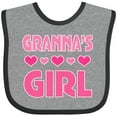 thumbnail image 3 of Inktastic Granna Girl Granddaughter Girls Baby Bib, 3 of 4