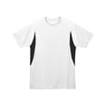 thumbnail image 2 of A4 Cooling Performance Color Block Tee For Youth Male in White/Black NB3181, 2 of 2