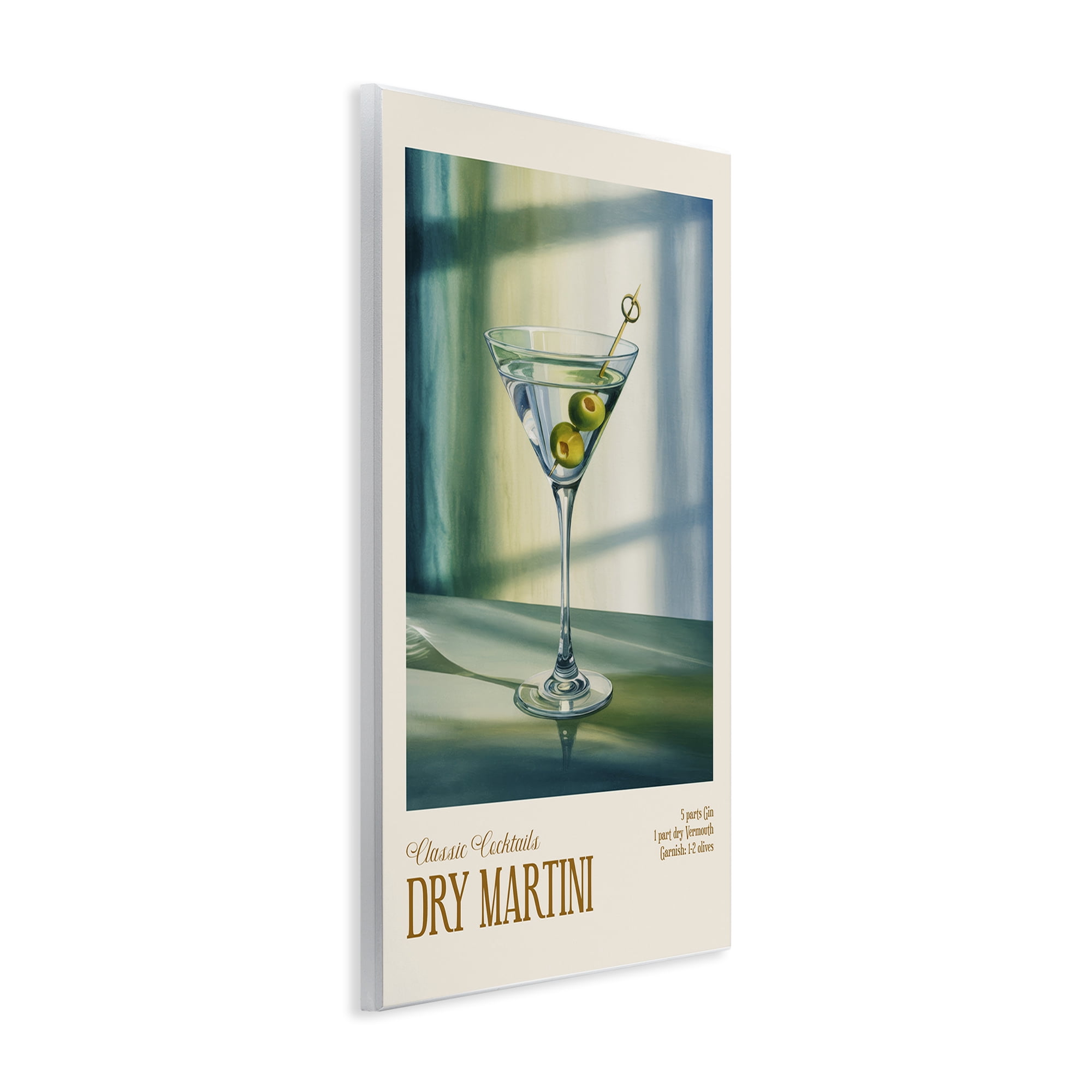 Stupell Industries Dry Martini on Surface Wall Plaque Art, design by Andreas Magnusson