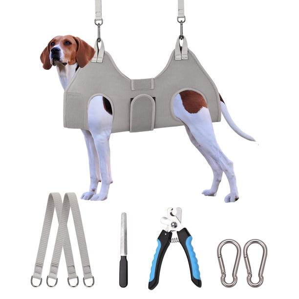 Arnés Hamaca para Aseo de Perro Kkiimatt M-Large Gris