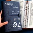 thumbnail image 4 of MOQIN 52 Week Money Saving Challenge Binder with Envelopes,Storage Budgeting Binder Budget Book Cash Saving Challenge Box kit with Pouches, Family Emergency Binder, 4 of 6