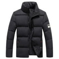 thumbnail image 1 of Men's Winter Windproof Softshell Turtleneck Jacket Warm Coat for Outdoor Activities, 1 of 3