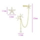 thumbnail image 2 of Finos Aretes Margarita Swarovski Trepadores Clip Oro 14k Lam, 2 of 8