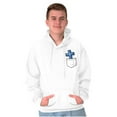 thumbnail image 3 of Cross in Pocket Holy Roller Faith Hoodie Sweatshirt Women Men Brisco Brands S, 3 of 6