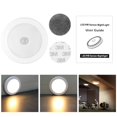 thumbnail image 2 of Yuarrent Sensor de movimiento IR infrarrojo magnético, luces LED de pared, luz nocturna, encendido/apagado automático, funciona con pilas para pasillo, Iluminación y accesorios cálido Yuarrent HA026106-02, 2 of 6