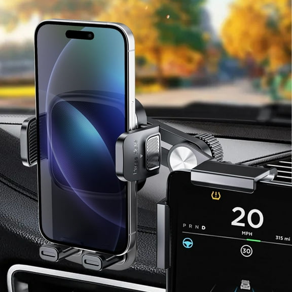 EEEkit Phone Mount Fit for Tesla Model 3/Y Accessories 2025, 360° Adjustable Universal Phone Holder Fits 4–7.2 Inch Smartphones