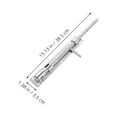 thumbnail image 4 of Minkissy 2Pcs Rectangular Door Bolt Heavy Duty Stainless Steel for Homeowners, 4 of 8