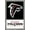 Barnwood Framed Version, variant on NFL Atlanta Falcons - Logo 21 Wall Poster, 22.375" x 34", Framed