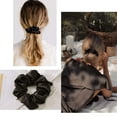 thumbnail image 4 of Scrunchies for Hair Sleep, Women Grils Silk Hair Ties for Frizz & Breakage Curly Hair, No Damage, Elastics Ponytail Holder, 3 Pack, 4 of 7