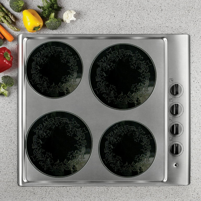 Range Kleen StoveShield Black Silicone Burner Cover - Protects & Conceals  Smooth Top Ranges - Fits Most Electric Brands - Heat Resistant up to 375°F  in the Cooktop & Range Parts department