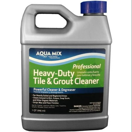 Aqua Mix Heavy Duty Tile and Grout Cleaner - (Best Way To Clean Bathroom Floor Tile Grout)
