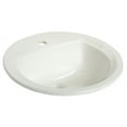 thumbnail image 3 of Mansfield 249-4 Maverick I 19" Vitreous China Drop In Bathroom Sink - White, 3 of 3