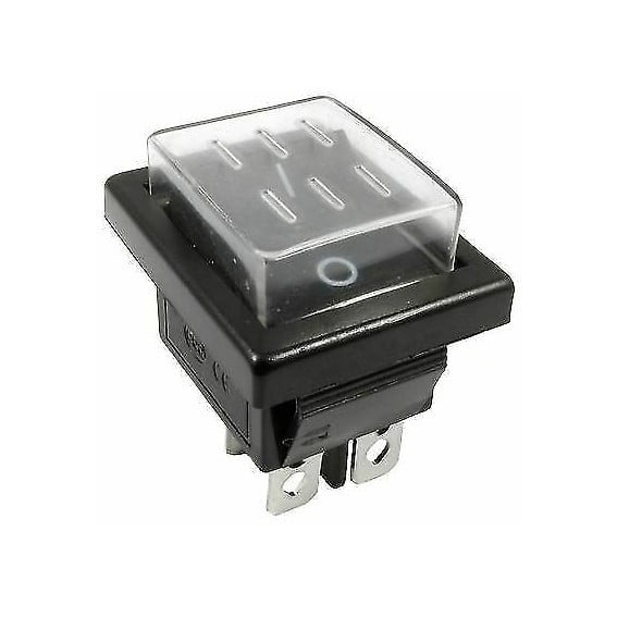 Large On-Off Rectangle Rocker Switch DPST High Quality 