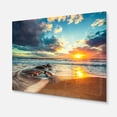 thumbnail image 2 of Designart 'Beautiful Cloudscape over the Sea ' Modern Beach Metal Wall Art, 2 of 5