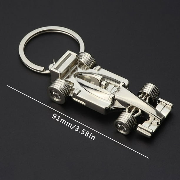 Racing car shop keyring