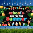 thumbnail image 6 of Colorful Theme School's Out Banner Decorative Design Summer Party Ice Cream for School Celebration Outdoor Event Holiday Party, 6 of 9